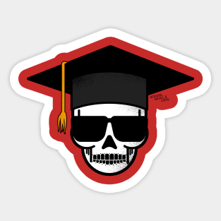 School Skull's Cool Sticker